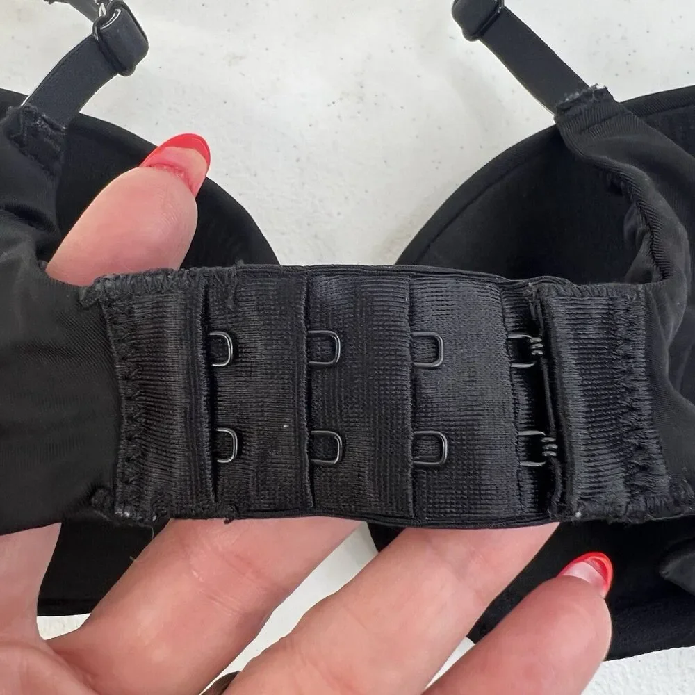 Kindly Yours Sz 36A T-Shirt Bra Sustainable Tailored Black Full Coverage Women’s